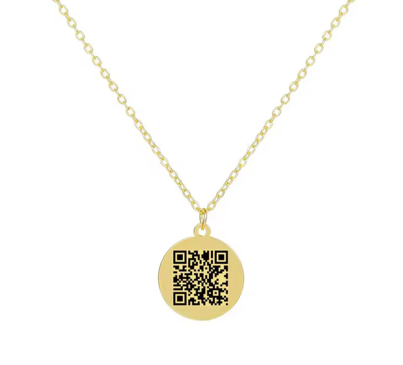 QR code necklace