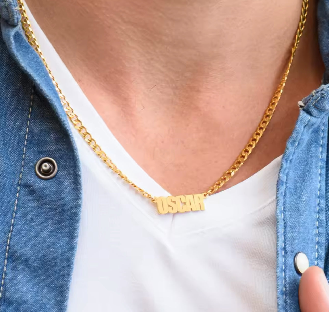 Man necklace custom