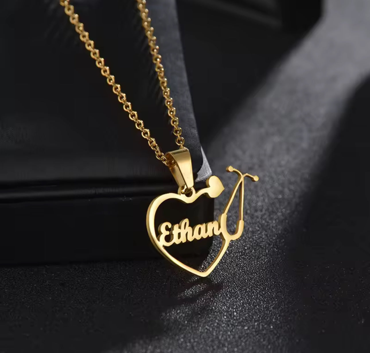StethoScript Name Necklace