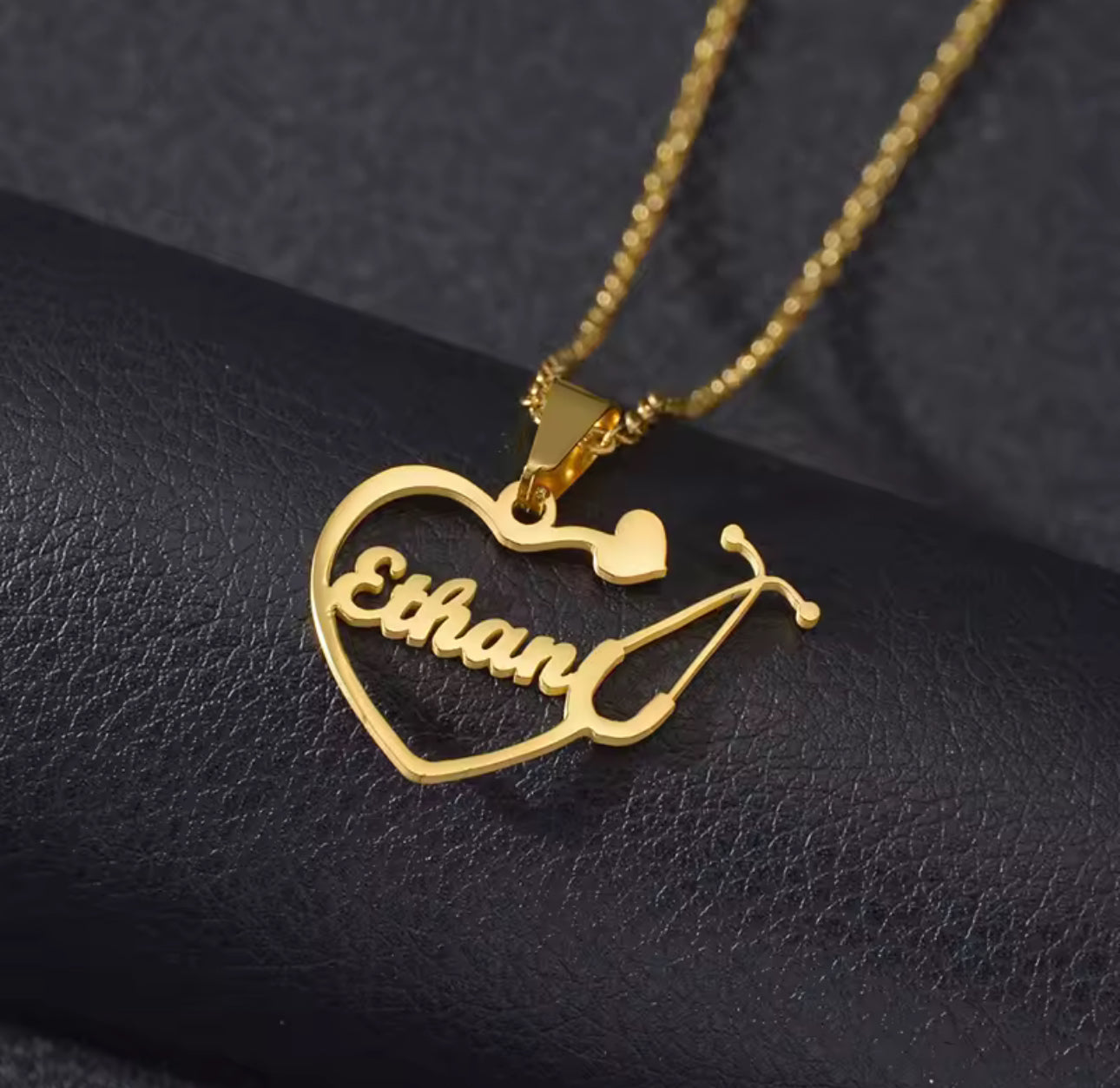 StethoScript Name Necklace