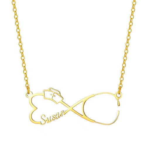 Infinity RN Style Necklace