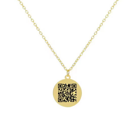 QR code necklace