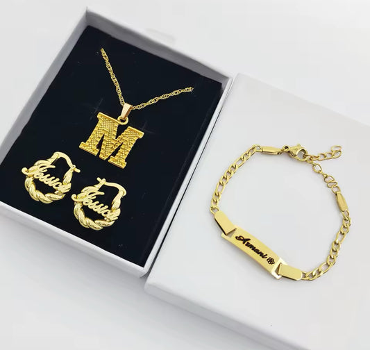 Personalized Kids Jewelry Set