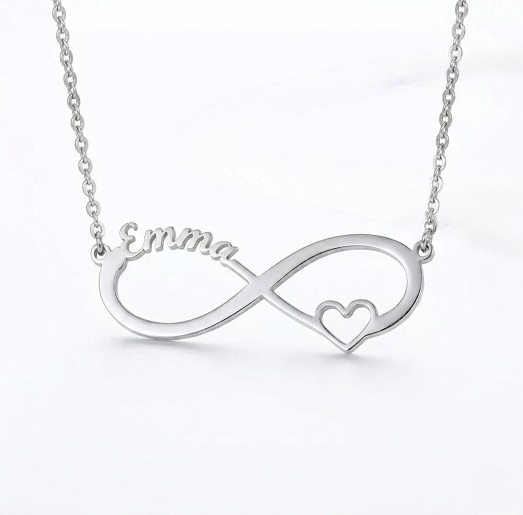 Personalized Infinity name necklace