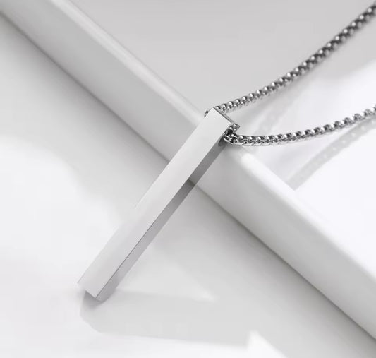Bar 3D necklace
