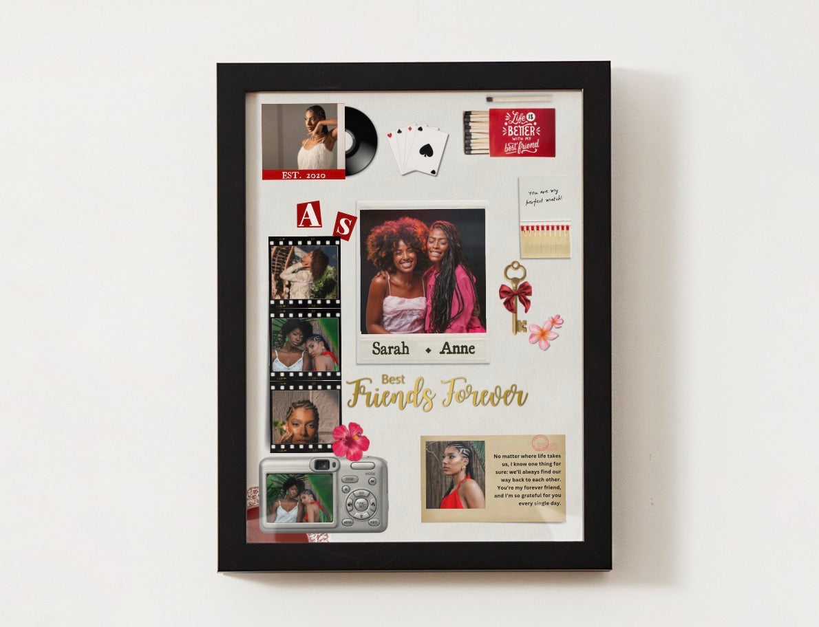 Personalized Best Friend Matchbook custom, soul sister gifts