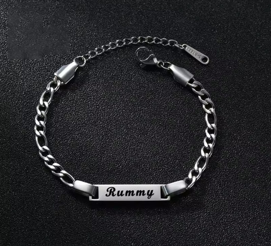 Kids engrave bracelet