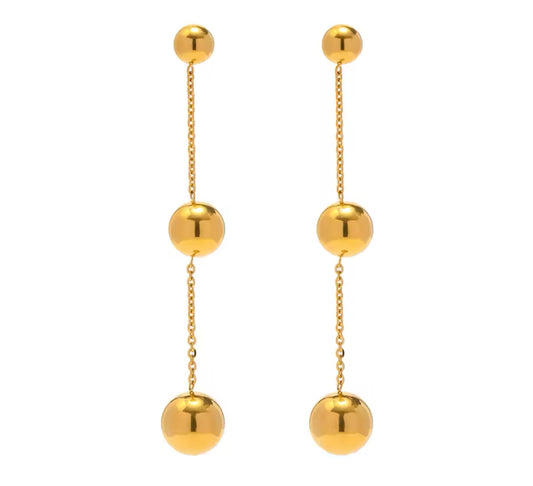 Tree Ball Earrings